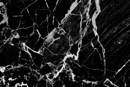 White patterned natural of black and white marble background texture for interior or product design.の写真素材