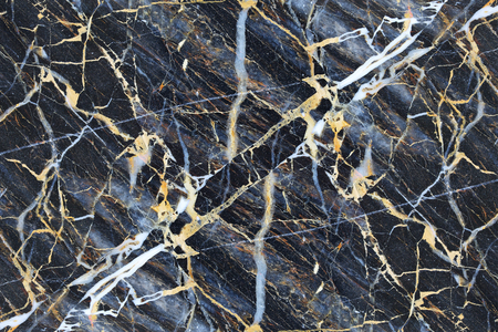 Gold and white patterned structure of dark blue gray marble pattern texture fordesign product, abstract marble background.の写真素材