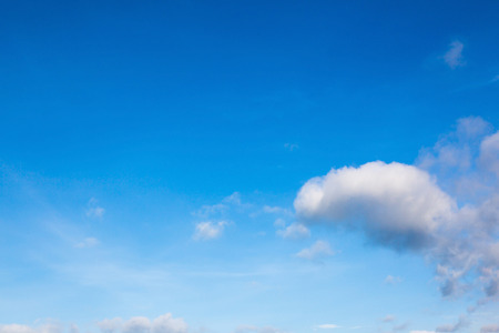 blue sky and cloud background, abstract natureの写真素材