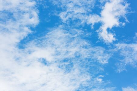 The beautiful nature background of blue sky and cloudの写真素材