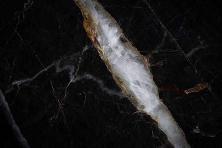 White and black patterned natural detailed of dark gray marble (Russia Gold) texture background for...