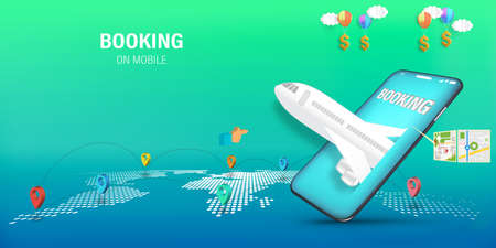 Travel Mobile Application , Travel Online booking on Website or smartphone as trip , transportation...