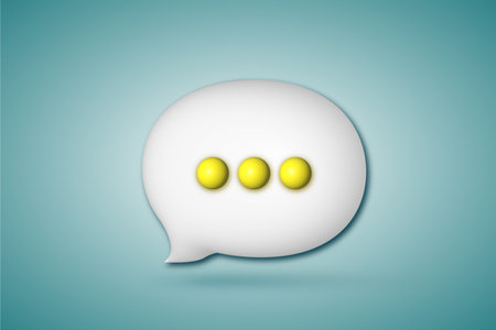 3D hashtag search link symbol on social media notification icon isolated on green background. Comments thread mention or user reply sign with social media. 3d hashtag on 3d render illustrationの写真素材