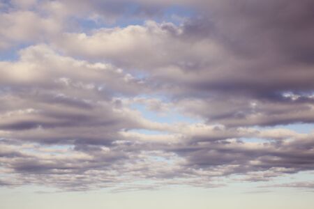cloudy sky background, selective focus, color filterの写真素材