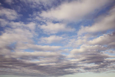 cloudy sky background, selective focus, color filterの写真素材