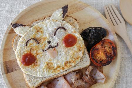 Gold coast, Australia, 7 August 2016, Editorial image, Pokemon inspired homemade breakfast for kidsのeditorial素材