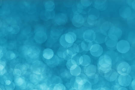 Blue bokeh of circle