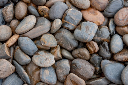 Background of river gravel rocks 