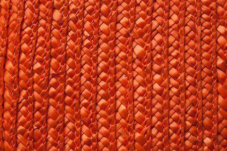 Close-up of weave  orange color の写真素材