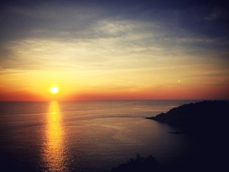 Light of the evening sunの写真素材