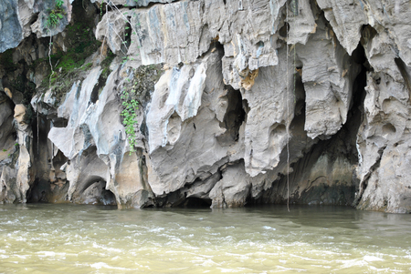 Limestone from natureの写真素材