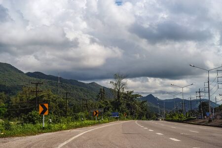 road in southern thailandの写真素材