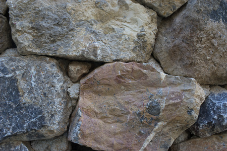 real stone wall surface with cementの写真素材