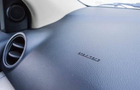 air bag on car console