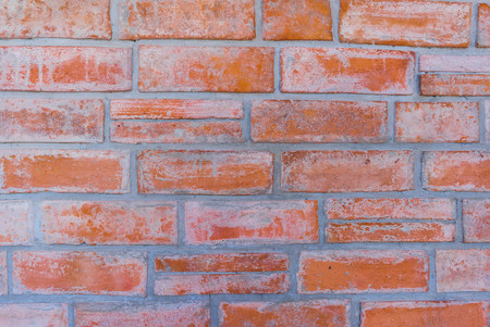 old orange brick wall , background