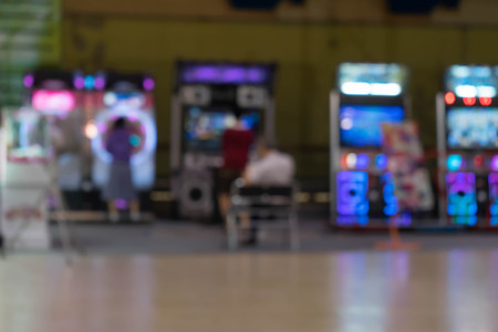 arcade, blur picture