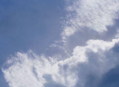 cloud on blue skyの写真素材