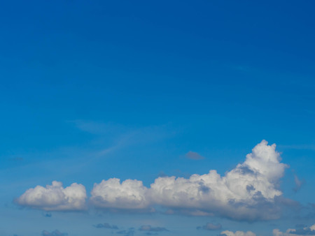 cloud on blue skyの写真素材