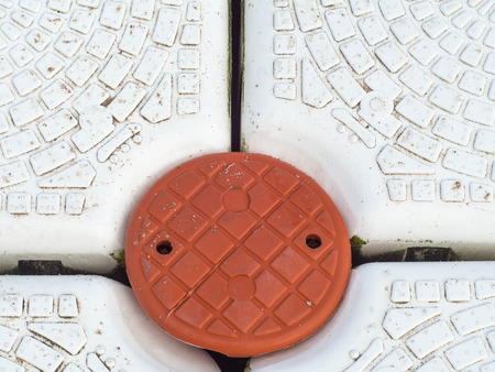 pontoon, close upの写真素材