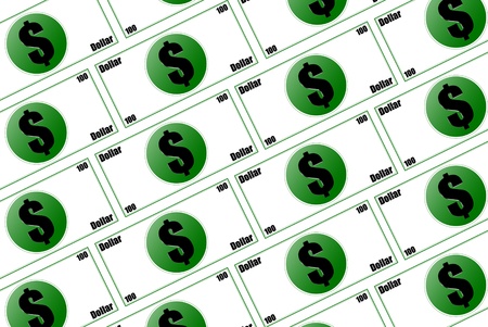 Three dimensions counterfeit money の写真素材