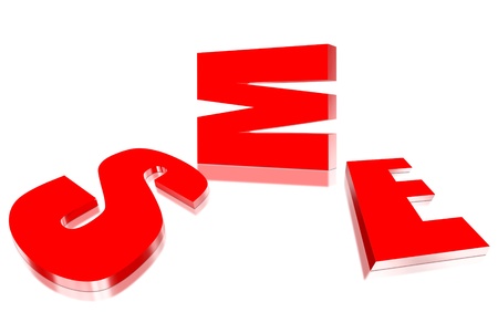 Sme three dimensional red reflectors placed on the floor