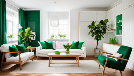 Use as a sample image for design work, or interior decoration. Use as a print or wallpaper to decorate the interior of the room, this is just a model to help you decide on your future living room design.の素材