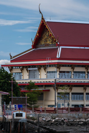 temple riversideの写真素材