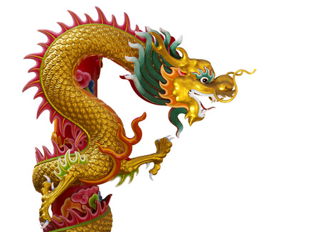 Chinese style dragon statueの写真素材