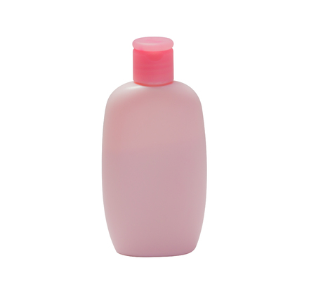 lotion Plastic Bottle on white background の写真素材
