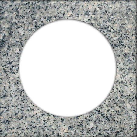 granite frame circleの写真素材