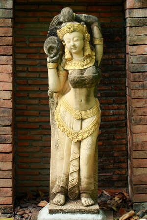Traditional stone carved Thai statue