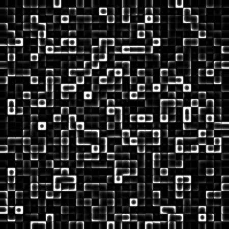 The black and white abstract square backgroundの写真素材