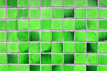 The abstract old green square backgroundの写真素材
