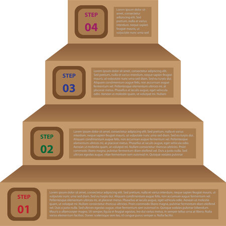 The infographic concept for creative workのイラスト素材