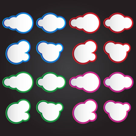 The vector abstract button for creative workのイラスト素材