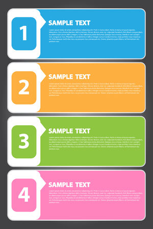 Colorful Banner Template for Creative Workのイラスト素材