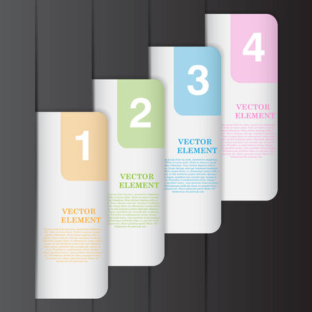 The Vector Illustration, Abstract Banner for Creative Workのイラスト素材