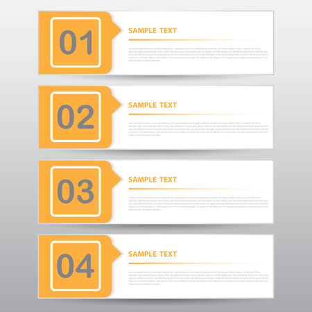 The Abstract Banner for Design and Creative Work, Vector Illustrationのイラスト素材