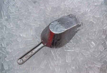 The scoop and iceの写真素材