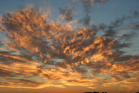ciel enflammé ciel enflammé