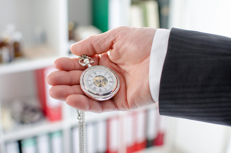 Concept of time and deadline at workの写真素材