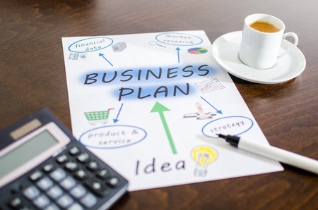 Business plan conceptの写真素材