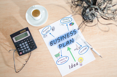 Business plan conceptの写真素材