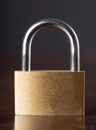 Padlock, closeup