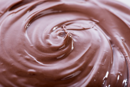 Background of melted chocolateの写真素材