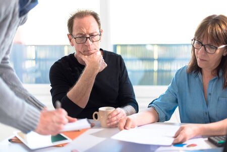 Business people working together in office