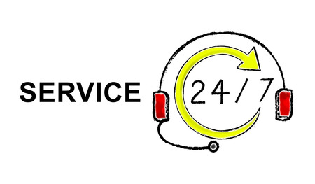 Illustration of a service conceptの写真素材