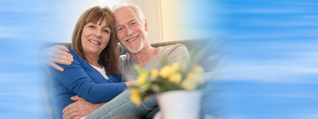 Portrait of a senior couple happy to be together