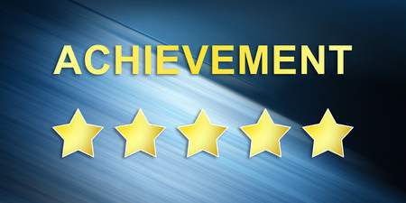 Illustration of an achievement concept