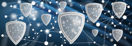 Illustration of a network security concept